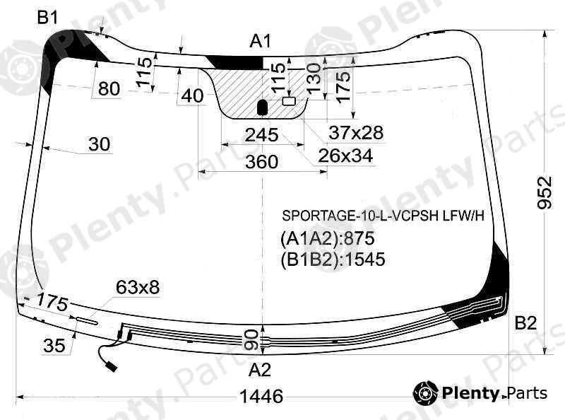 XYG part SPORTAGE-10-L-VCPSHLFW/H/X (SPORTAGE10LVCPSHLFWHX) Replacement part