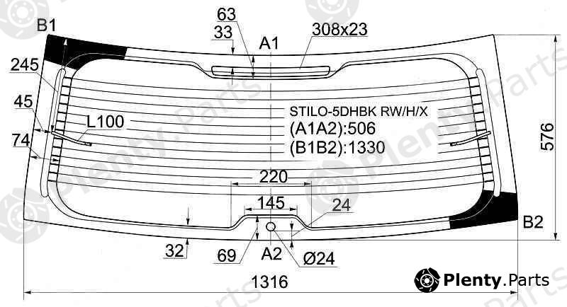  XYG part STILO-5DHBKRW/H/X (STILO5DHBKRWHX) Replacement part