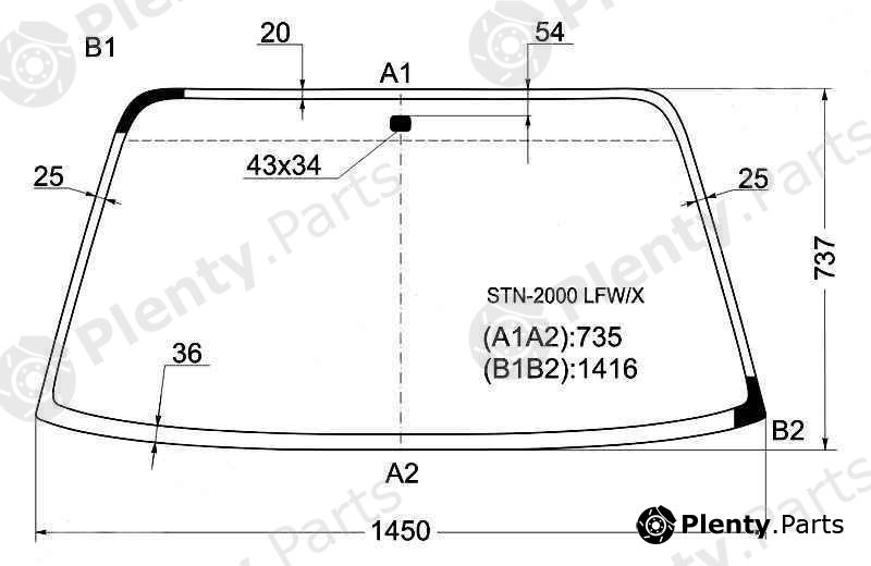  XYG part STN-2000LFW/X (STN2000LFWX) Replacement part