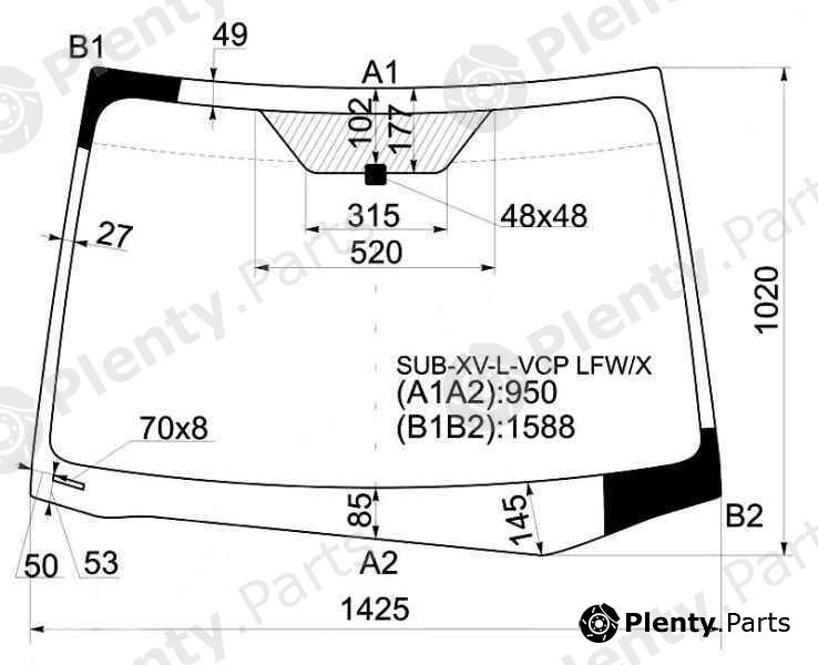  XYG part SUB-XV-L-VCPLFW/X (SUBXVLVCPLFWX) Replacement part