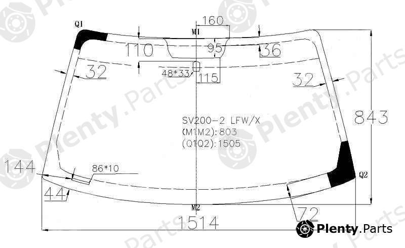  XYG part SV200-2LFW/X (SV2002LFWX) Replacement part