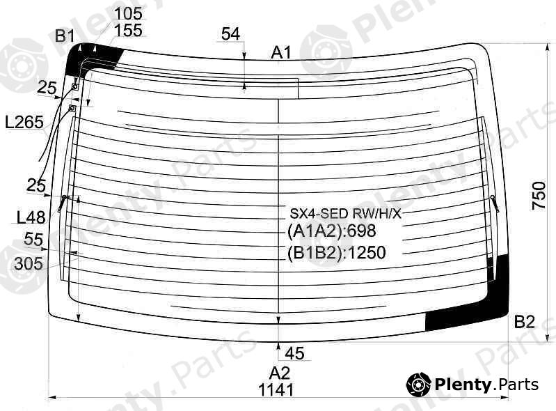  XYG part SX4-SEDRW/H/X (SX4SEDRWHX) Replacement part