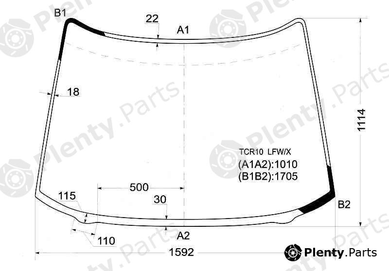 XYG part TCR10LFW/X (TCR10LFWX) Replacement part