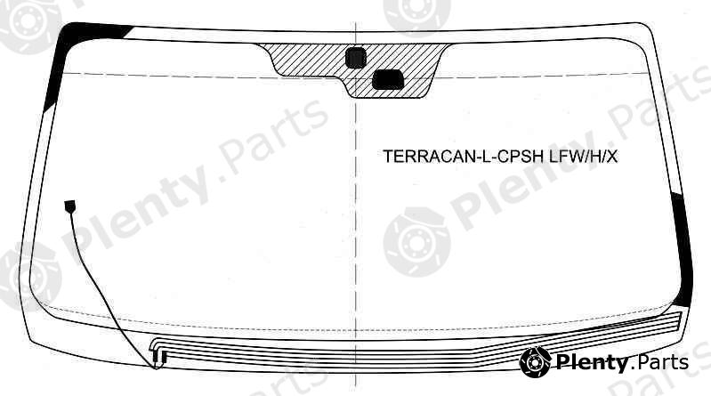  XYG part TERRACAN-L-CPSHLFW/H/X (TERRACANLCPSHLFWHX) Replacement part