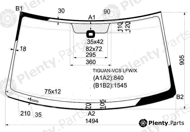  XYG part TIGUAN-VCSLFW/X (TIGUANVCSLFWX) Replacement part