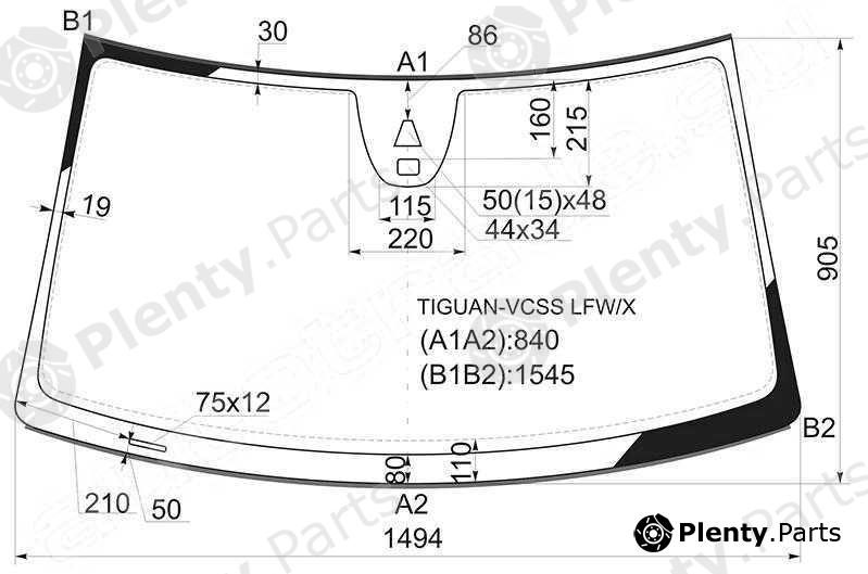  XYG part TIGUAN-VCSSLFW/X (TIGUANVCSSLFWX) Replacement part