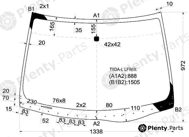  XYG part TIIDA-LLFW/X (TIIDALLFWX) Replacement part