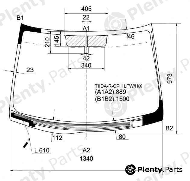  XYG part TIIDA-R-CPHLFW/H/X (TIIDARCPHLFWHX) Replacement part
