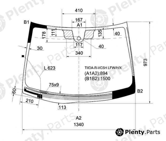  XYG part TIIDA-R-VCSHLFW/H/X (TIIDARVCSHLFWHX) Replacement part