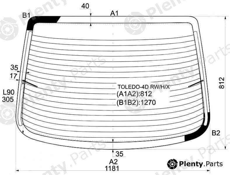  XYG part TOLEDO-4DRW/H/X (TOLEDO4DRWHX) Replacement part