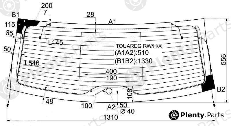  XYG part TOUAREGRW/H/X (TOUAREGRWHX) Replacement part