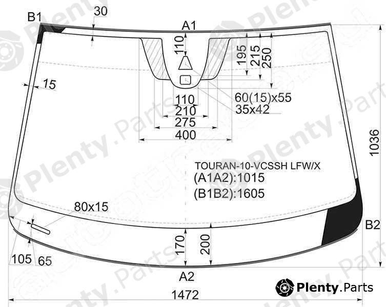  XYG part TOURAN-10-VCSSHLFW/X (TOURAN10VCSSHLFWX) Replacement part