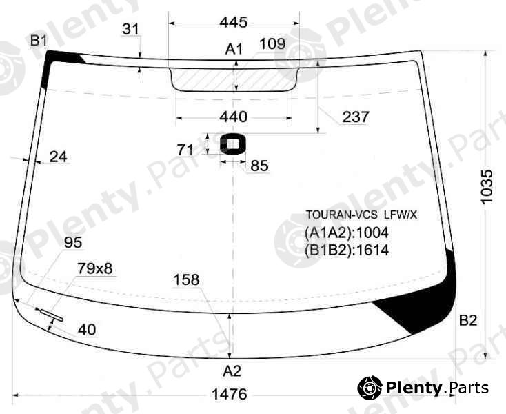  XYG part TOURAN-VCSLFW/X (TOURANVCSLFWX) Replacement part