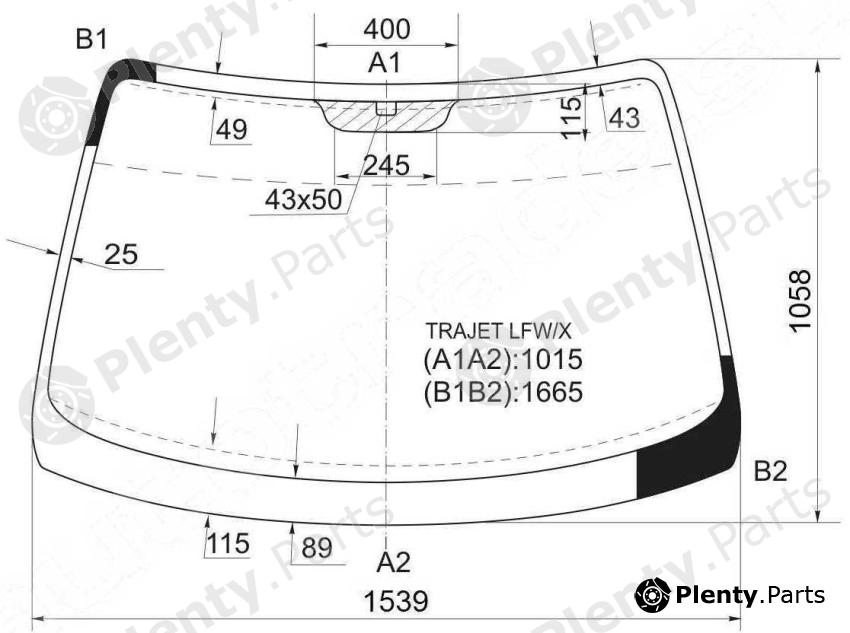  XYG part TRAJETLFW/X (TRAJETLFWX) Replacement part