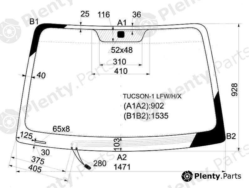  XYG part TUCSON-1LFW/H/X (TUCSON1LFWHX) Replacement part