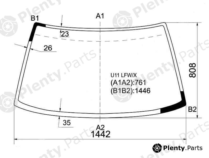  XYG part U11LFW/X (U11LFWX) Replacement part