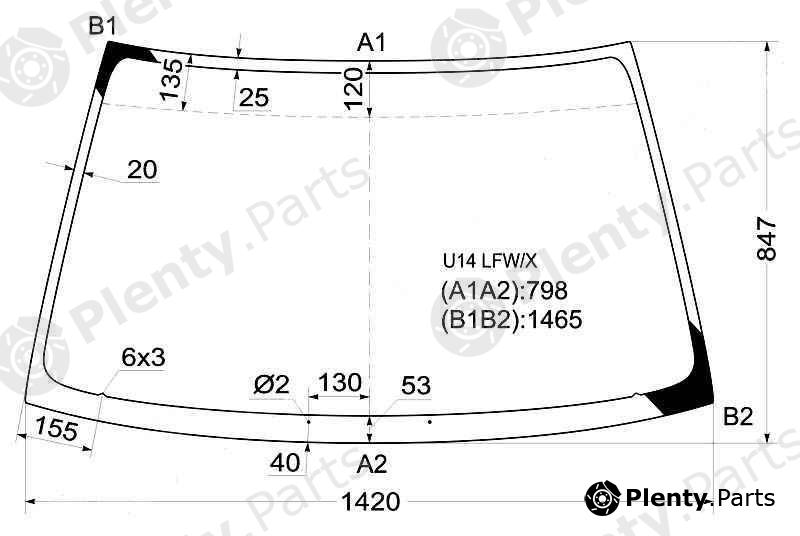  XYG part U14LFW/X (U14LFWX) Replacement part
