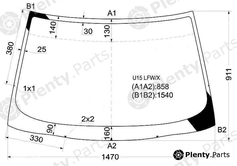  XYG part U15LFW/X (U15LFWX) Replacement part