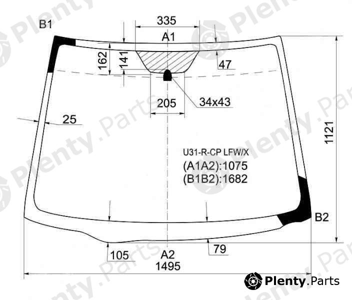  XYG part U31-R-CPLFW/X (U31RCPLFWX) Replacement part