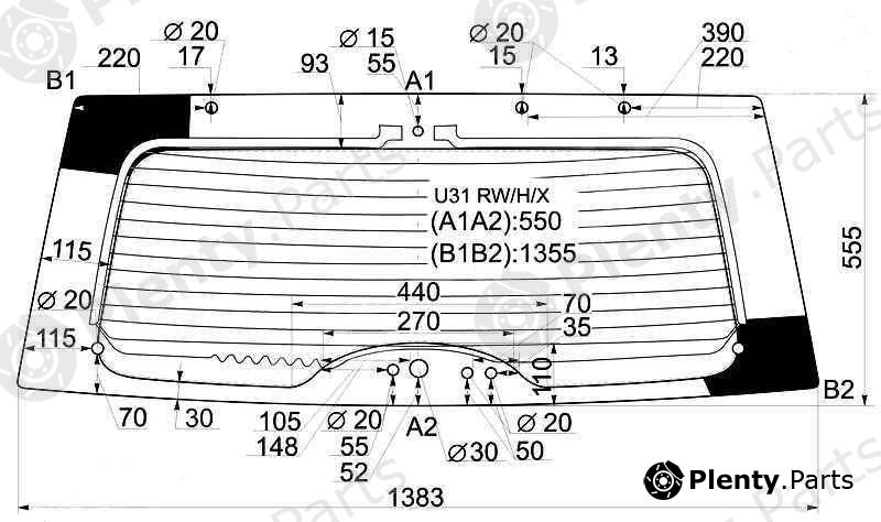  XYG part U31RW/H/X (U31RWHX) Replacement part