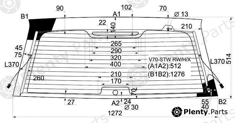  XYG part V70-STWRW/H/X (V70STWRWHX) Replacement part