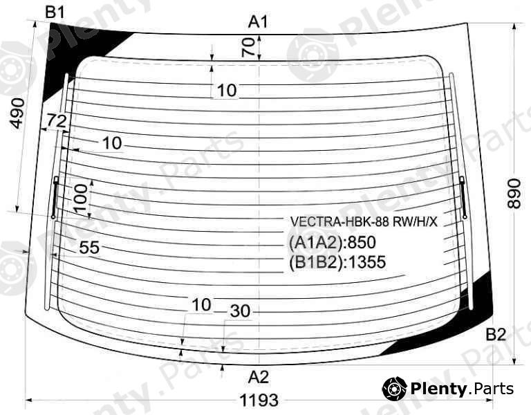  XYG part VECTRA-HBK-88RW/H/X (VECTRAHBK88RWHX) Replacement part