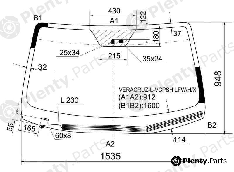 XYG part VERACRUZ-L-VCPSHLFW/H/X (VERACRUZLVCPSHLFWHX) Replacement part
