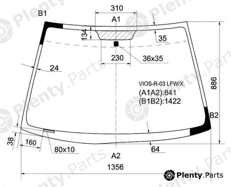  XYG part VIOS-R-03LFW/X (VIOSR03LFWX) Replacement part
