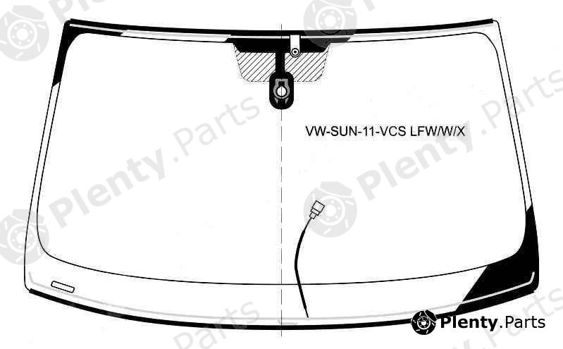  XYG part VW-SUV-11-VCSLFW/W/X (VWSUV11VCSLFWWX) Replacement part