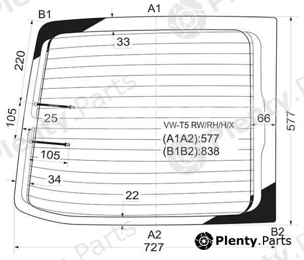  XYG part VW-T5RW/RH/H/X (VWT5RWRHHX) Replacement part