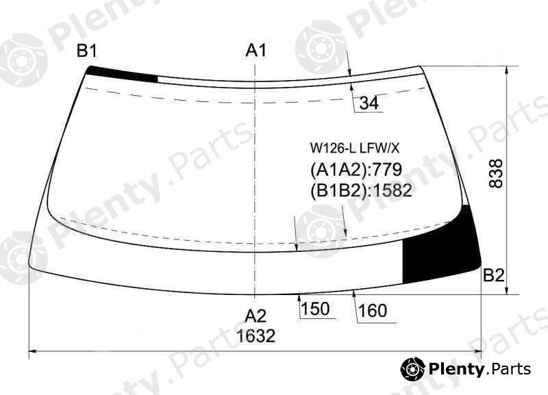  XYG part W126-LLFW/X (W126LLFWX) Replacement part