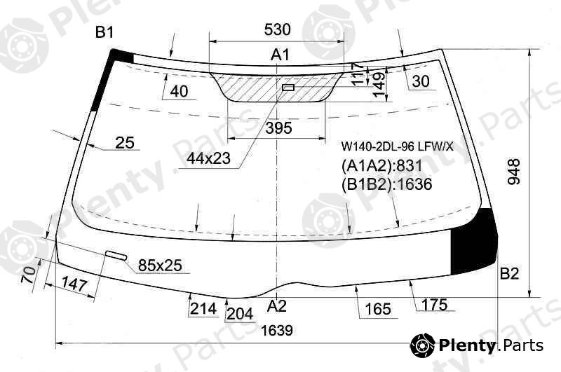  XYG part W140-2DL-96LFW/X (W1402DL96LFWX) Replacement part