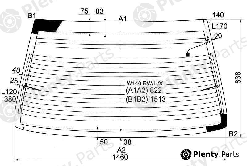  XYG part W140RW/H/X (W140RWHX) Replacement part