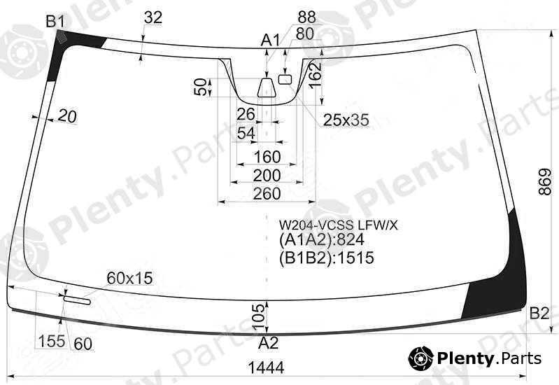  XYG part W204-VCSSLFW/X (W204VCSSLFWX) Replacement part