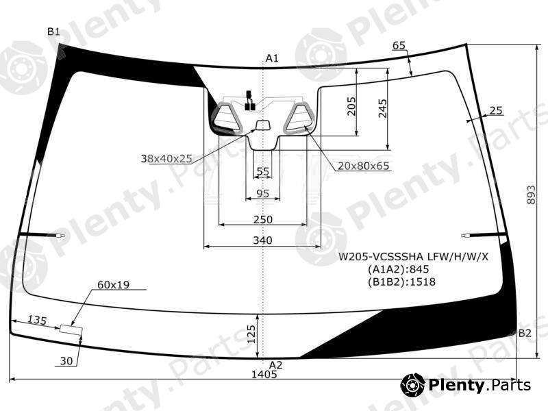  XYG part W205-VCSSSHALFW/H/W/X (W205VCSSSHALFWHWX) Replacement part