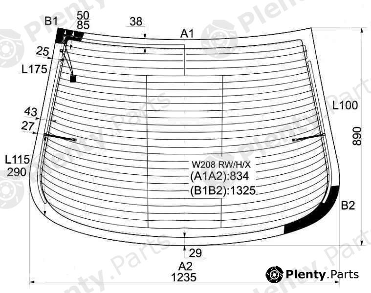 XYG part W208RW/H/X (W208RWHX) Replacement part