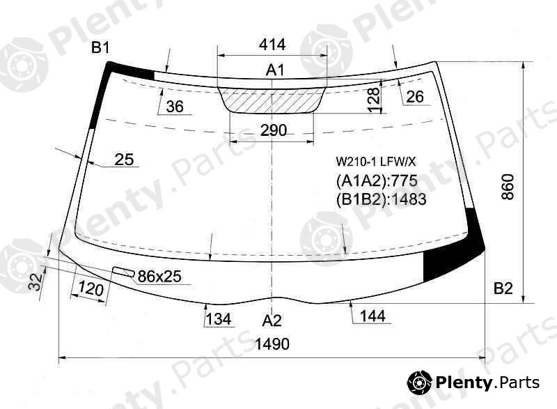  XYG part W210-1LFW/X (W2101LFWX) Replacement part