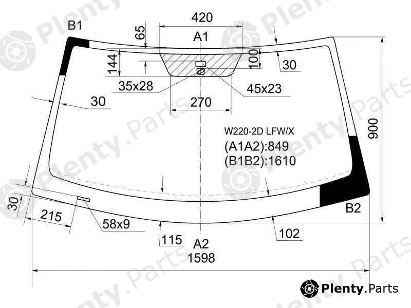  XYG part W220-2DLFW/X (W2202DLFWX) Replacement part