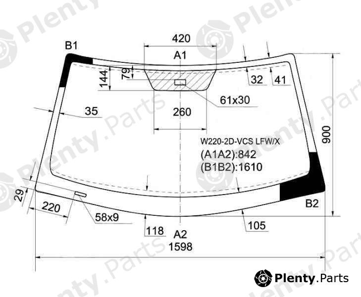  XYG part W220-2D-VCSLFW/X (W2202DVCSLFWX) Replacement part