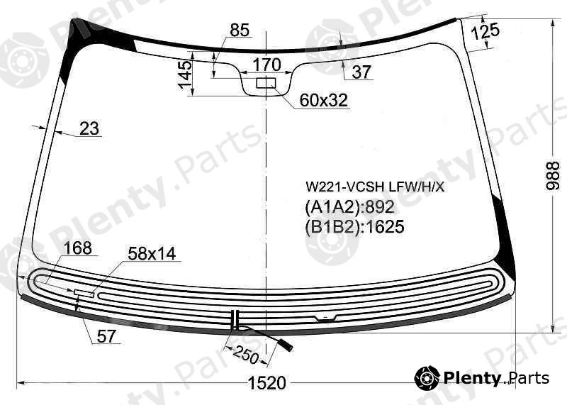  XYG part W221-VCSHLFW/H/X (W221VCSHLFWHX) Replacement part