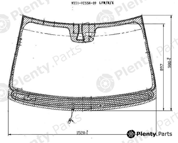  XYG part W221-VCSSH-09LFW/H/X (W221VCSSH09LFWHX) Replacement part