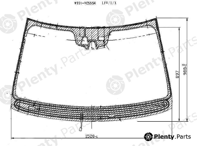  XYG part W221-VCSSSHLFW/H/X (W221VCSSSHLFWHX) Replacement part