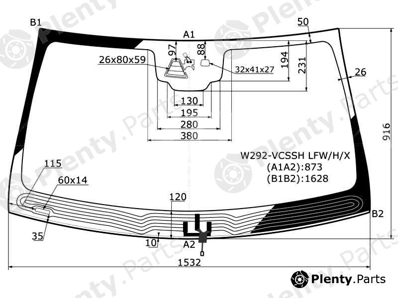  XYG part W292-VCSSHLFW/H/X (W292VCSSHLFWHX) Replacement part