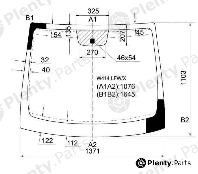 XYG part W414LFW/X (W414LFWX) Replacement part