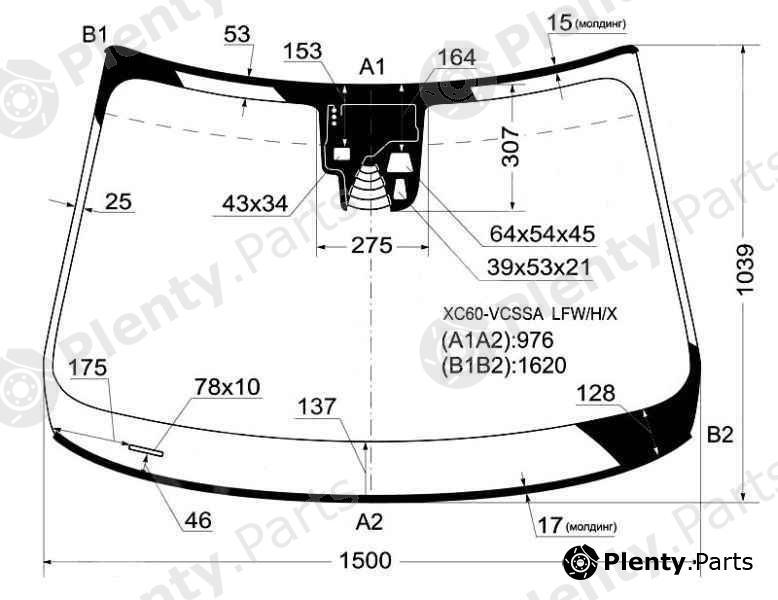  XYG part XC60-VCSSALFW/H/X (XC60VCSSALFWHX) Replacement part