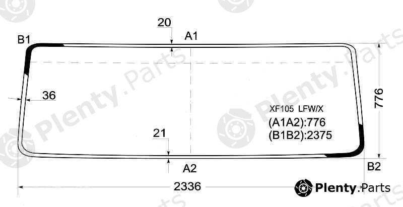  XYG part XF105LFW/X (XF105LFWX) Replacement part