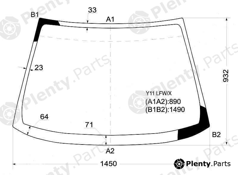  XYG part Y11LFW/X (Y11LFWX) Replacement part