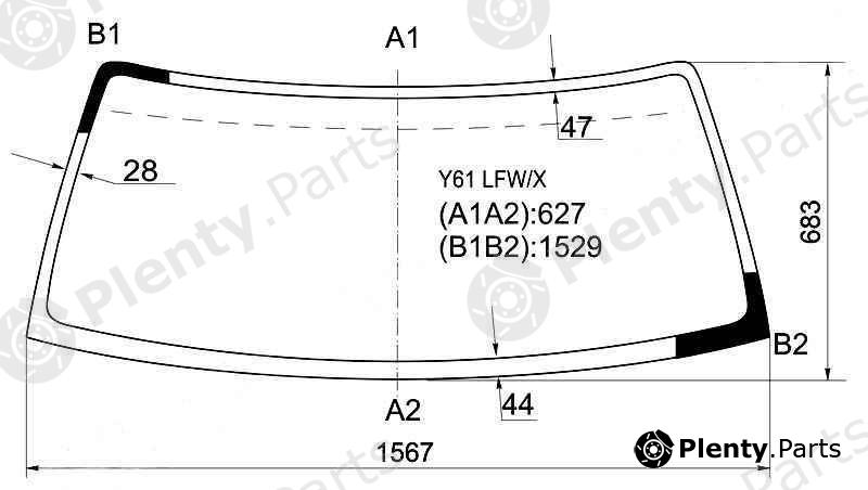  XYG part Y61LFW/X (Y61LFWX) Replacement part