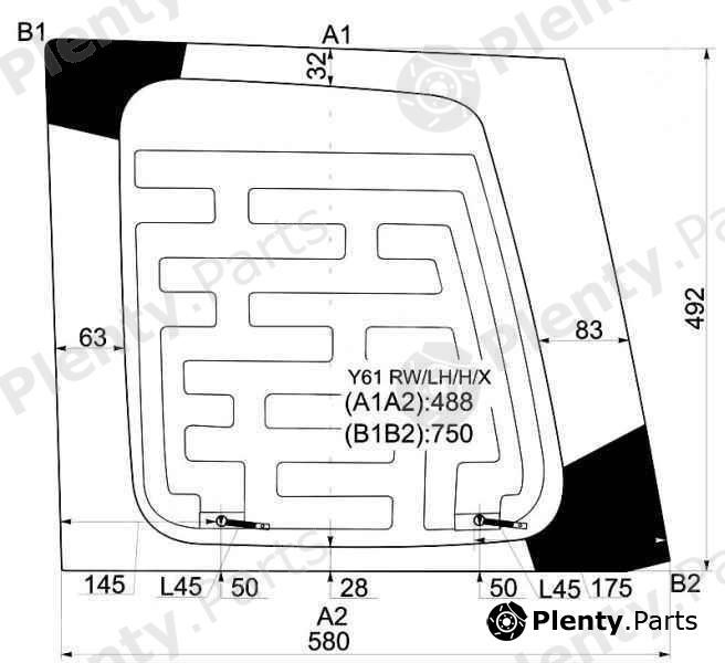  XYG part Y61RW/LH/H/X (Y61RWLHHX) Replacement part