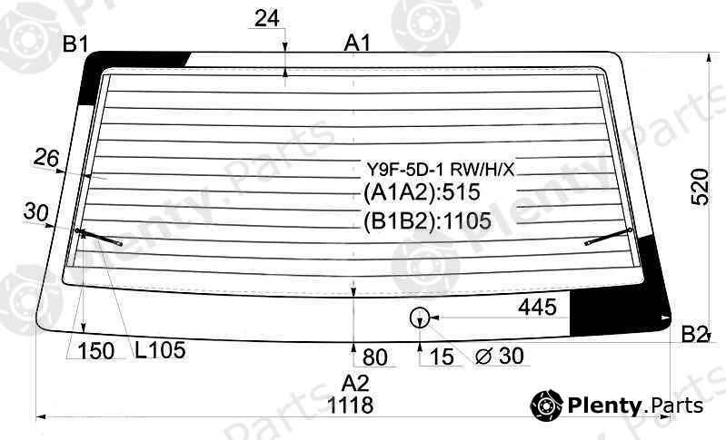  XYG part Y9F-5D-1RW/H/X (Y9F5D1RWHX) Replacement part